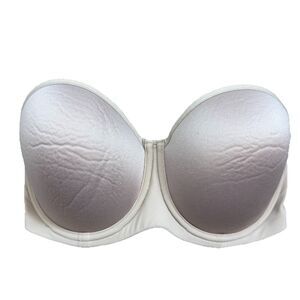 ThirdLove Bra Size 32E Classic Strapless Solid Beige Padded 24/7 Third Love